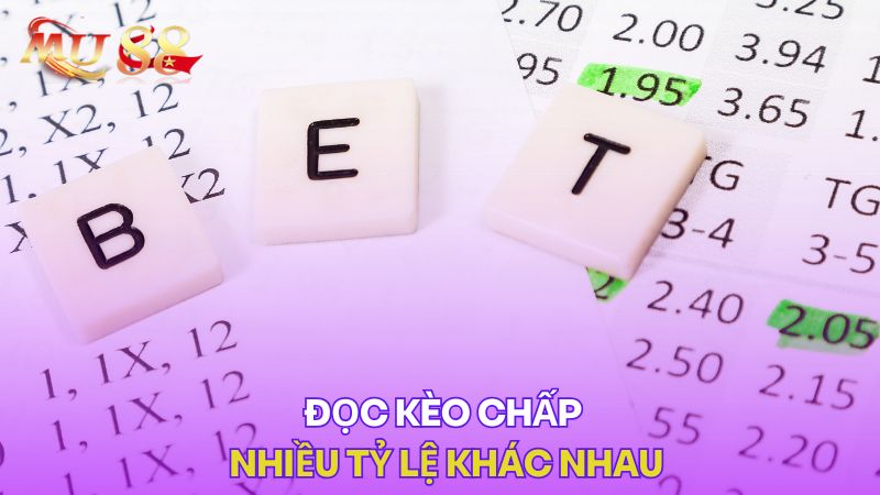 Đọc kèo chấp nhiều tỷ lệ khác nhau